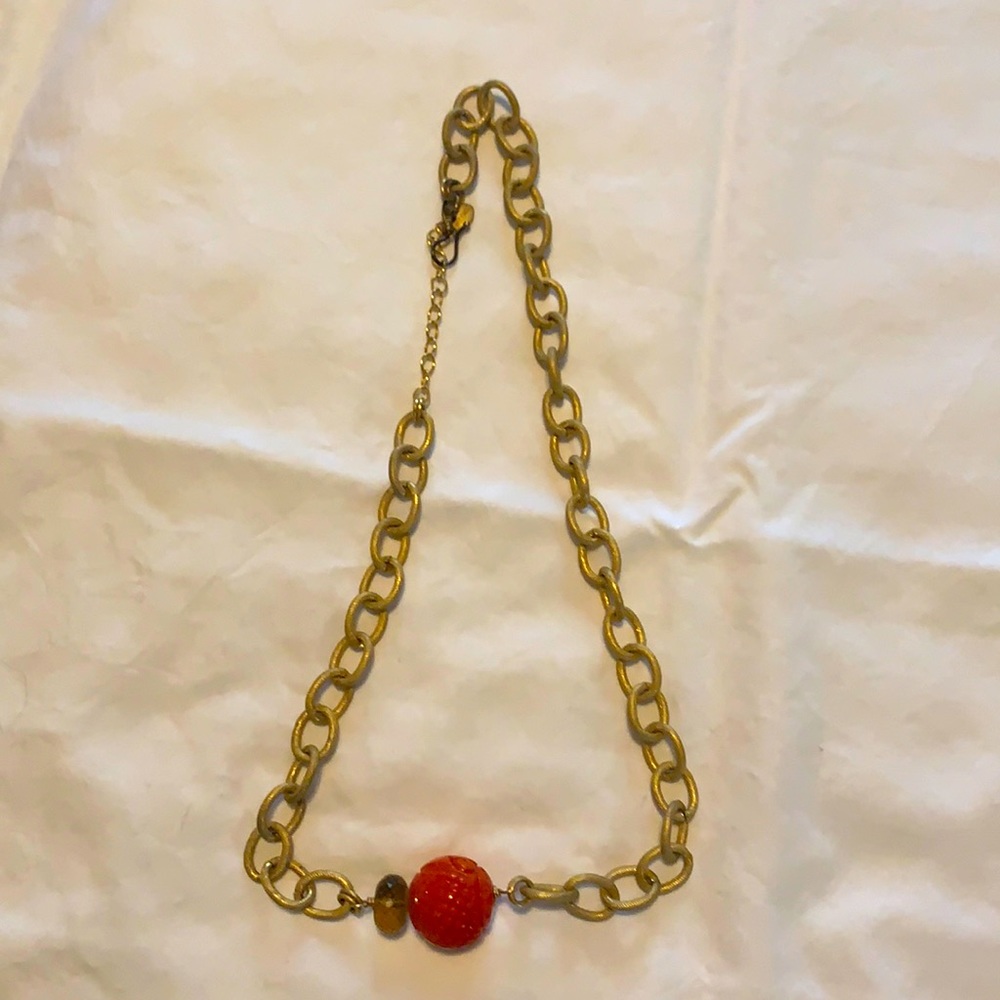 Molly Beads gold chain necklace